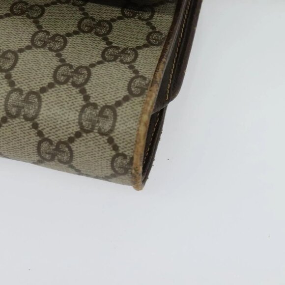 GUCCI GG Supreme Shoulder Bag PVC Beige Gold 904 02 050 Auth ep10265 - Picture 4 of 16